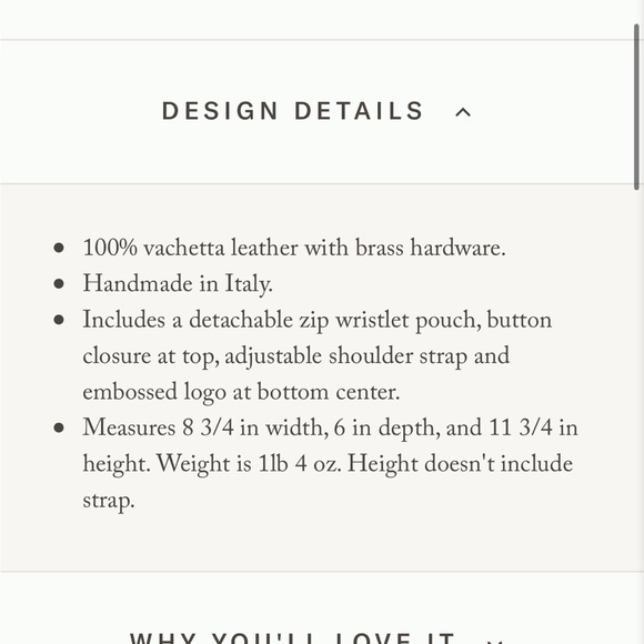 BNWT - JENNI KAYNE leather bucket bag - never been worn! - Picture 4 of 5